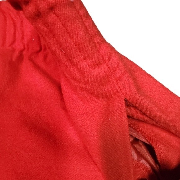 J. Crew Women's Orange Wool High Waist Mini Skirt With Pockets Size 4 - Picture 3 of 5